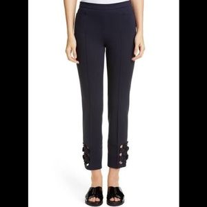 Akris Punto Franca Dot Appliqué Pants -  size 8